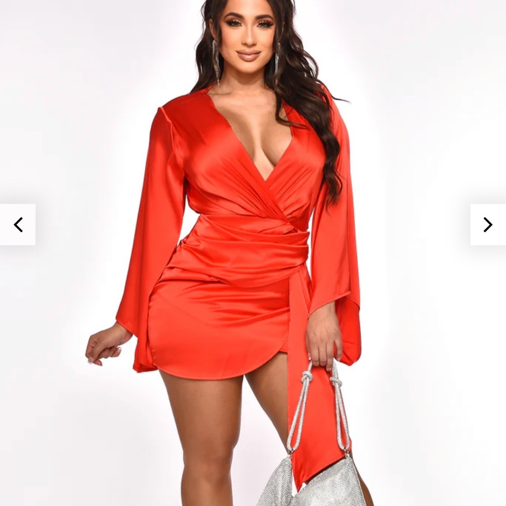 Red sexy dress